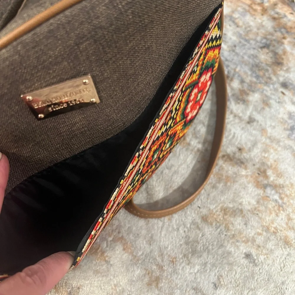 Belo Horizonte Since 1965 Embroidered Artisan Round Bag - Picture 9 of 11